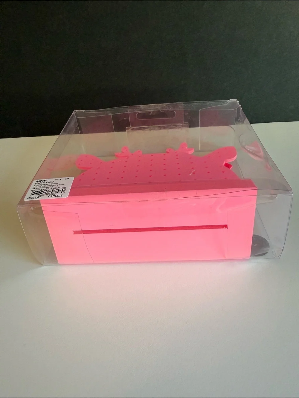 Girl’s Earring Holder Claire’s Pink Deer Jewelry Organizer Display Stand NIP